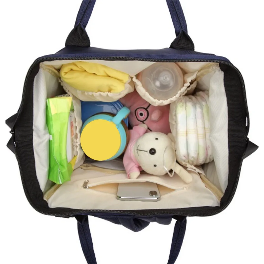 Розовые водонепроницаемые сумки для детских подгузников многофункциональная