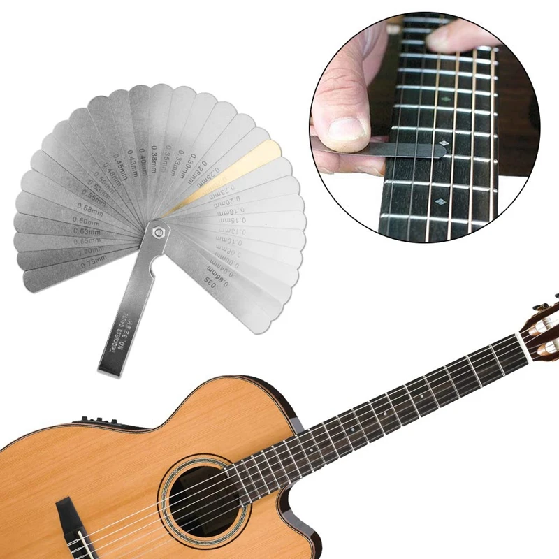 Набор инструментов Guitar Luther включает в себя радиус нижнего струна линейку