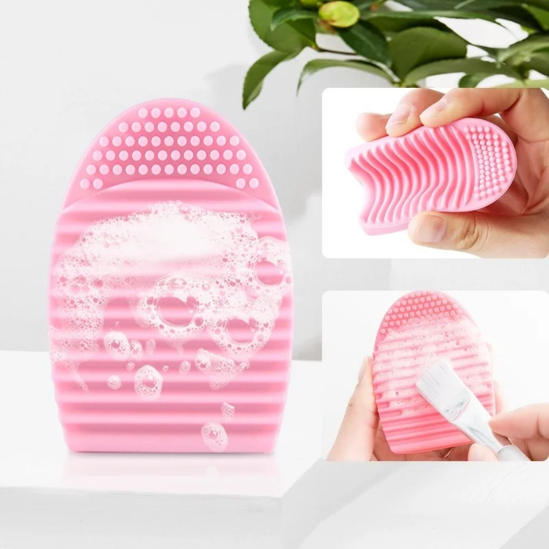 

Silicone Scrubbing Egg Egg Brush Makeup Brush Cleaning Tool Silicone Scrubber Scrubbing Pad