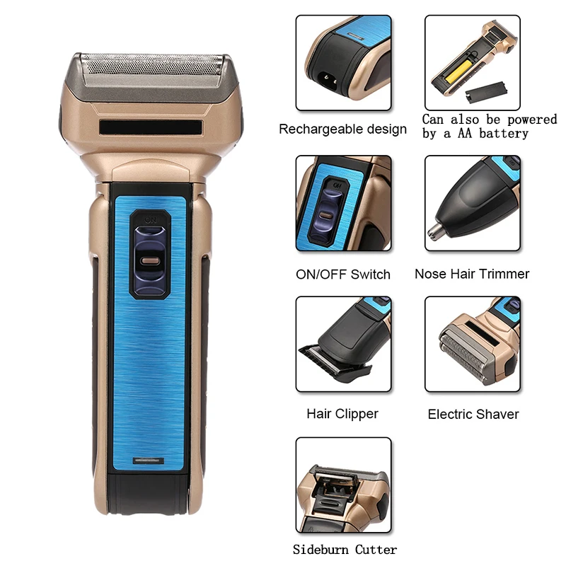 Профессиональная портативная перезаряжаемая машинка для стрижки волос лезвия