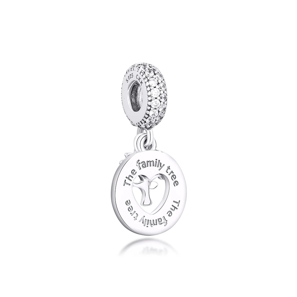 

Fits for Original Charms Bracelets Family Tree Dangle Beads 100% 925 Sterling Silver Jewelry Free Shipping