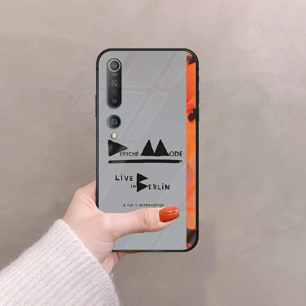 

Depeches DM Band Modes Phone Tempered Glass Case Cover for Xiaomi Mi Note 9 10 11 T Pro Lite Max 3 Ultra Coque Waterproof Soft