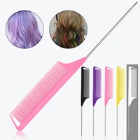 fashion hair edge trimmer pin hair style rat tail comb hair dye comb fashion fine tooth comb anti static styling beauty tool