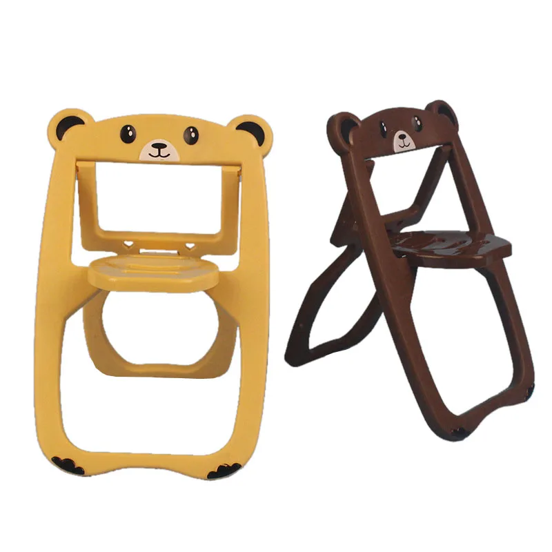 Аксессуары для кукол Blyth складной стул с рисунком медведя шарнирных блайз