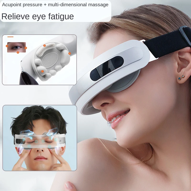 

4D Eye Smart Eye Massager Vibration Bluetooth Music Massage Tool Care Eye Massage Relax Relieve Fatigue Eye Glasses Hot Compress