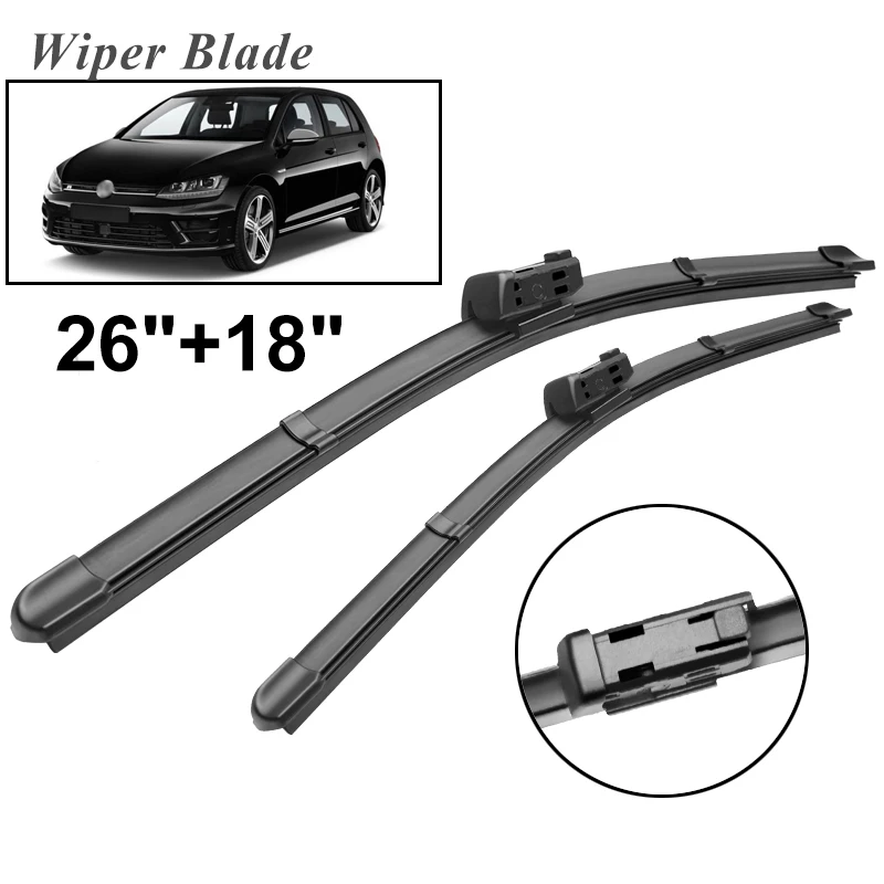 

Okowiper Front Wiper Blades For Volkswagen Golf 2015 - 2018 Windshield Windscreen Window 26"+18" Fit North America Model Car