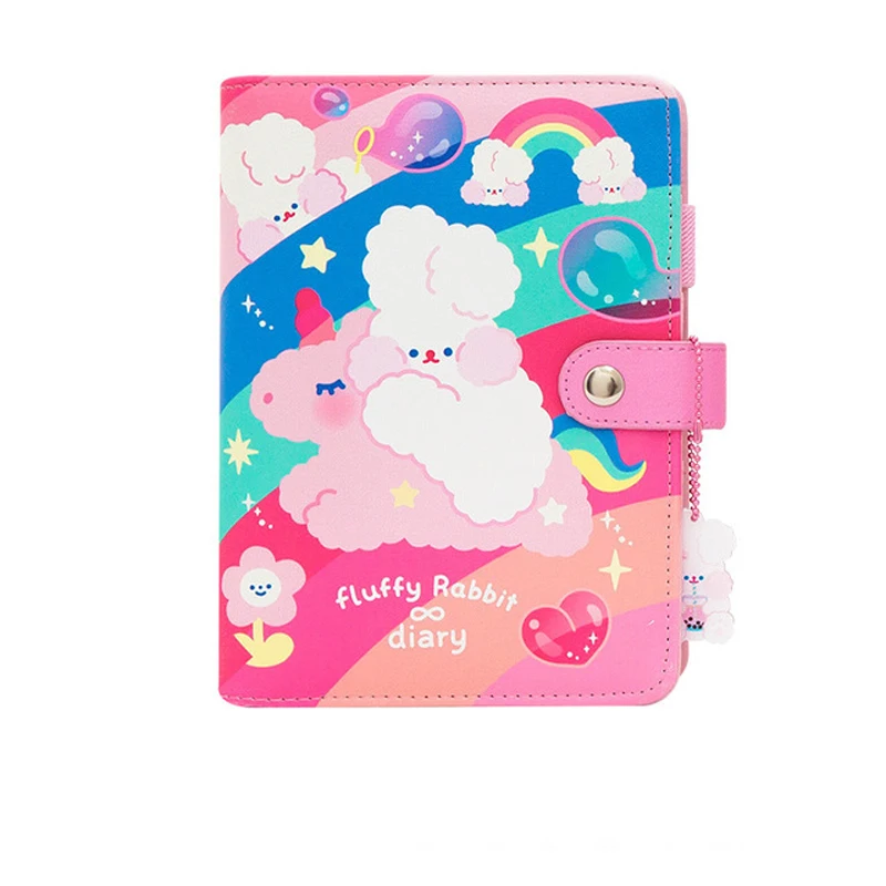 Оптовая продажа 2 шт./компл. Kawaii милый мультяшный Единорог A6 PU спиральный блокнот