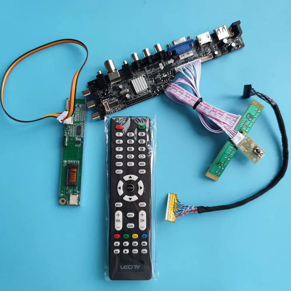 

Kit For N170C2 1440x900 DVB-T DVB-T2 digital panel Display remote HDMI-compatible LED USB VGA AV TV controller board driver