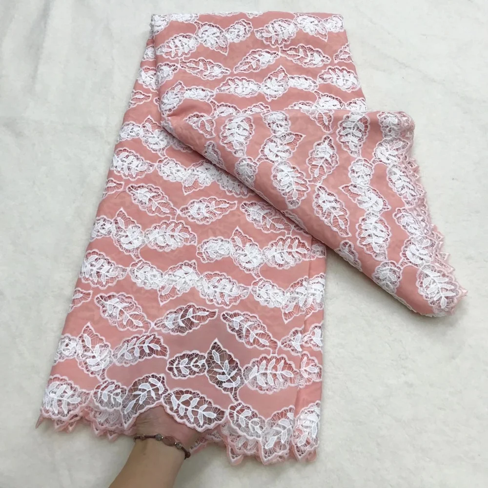 

Hign Quality Wedding Dresses African Laces Fabric 2020 High Quality Nigerian Lace Fabrics Embroidery Guipure Cord French Lace