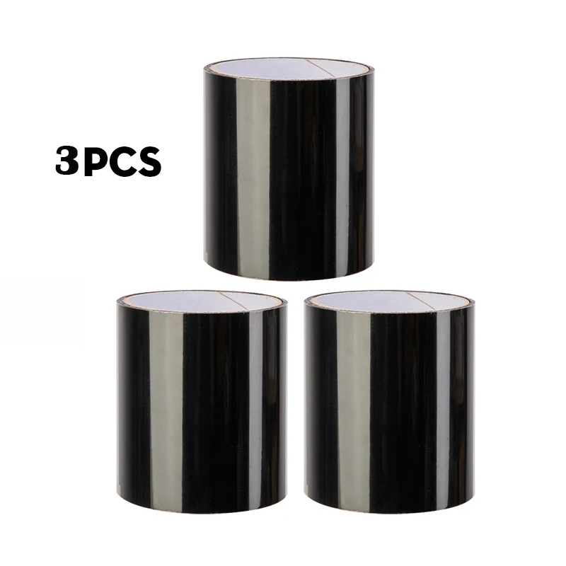3pc black Лента супер фикс 152x10 см липкая лента клейкая лента супер сильное волокно водостойкая лента Stop Leaks Seal ремонтная лента ле - Цвет: 3pc black