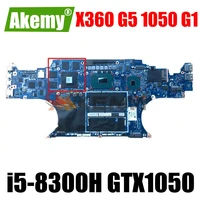 l31550 601 l31550 501 for hp zbook x360 g5 1050 g1 laptop motherboard l31550 001 da0xw1mbai0 mainboard with i5 8300h gtx1050