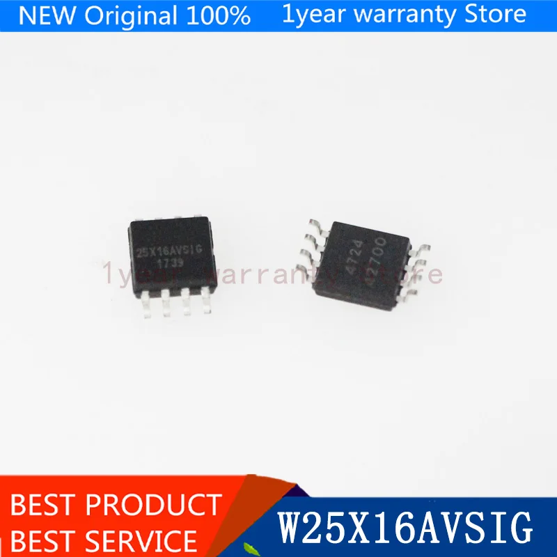 

{ New original } 5PCS W25X16AVSSIG W25X16AVSIG 25X16AVSIG W25X16 25X16 SOP8