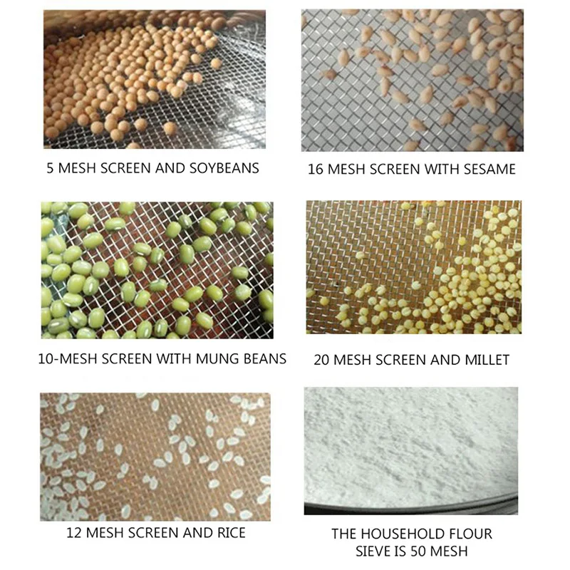 

220V/110V Vibrating screen sieve powder machine stainless steel small electric sieve filter medicine Vibration screening machine