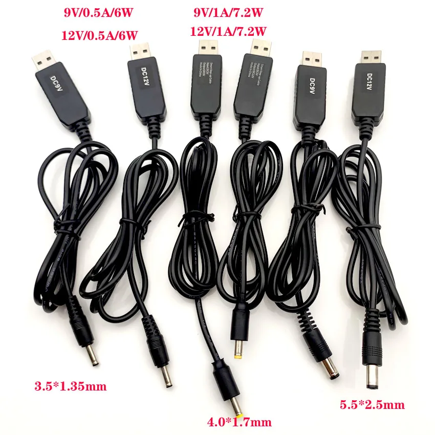 Повышающий преобразователь USB 5 в постоянного тока 12 В 2 1x5 мм для светодиодной