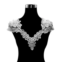 embroidery collar venise sequin floral embroidered applique lace neckline collar garment accessories scrapbooking