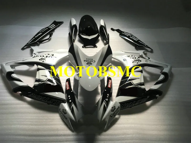 Комплект обтекателей для мотоцикла GSXR600 750 K6 06 07 GSXR 600 GSXR750 2006 2007 ABS черный белый