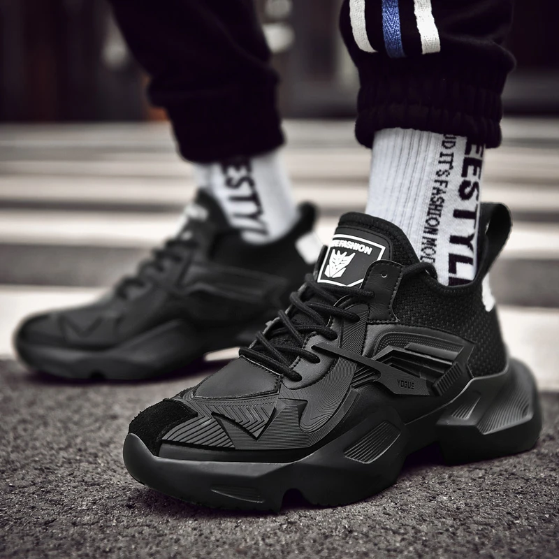 2020 New Leather Sneakers Men Women Tenis Masculino Designer Chunky Shoes Breathable Platform Casual Big Size |