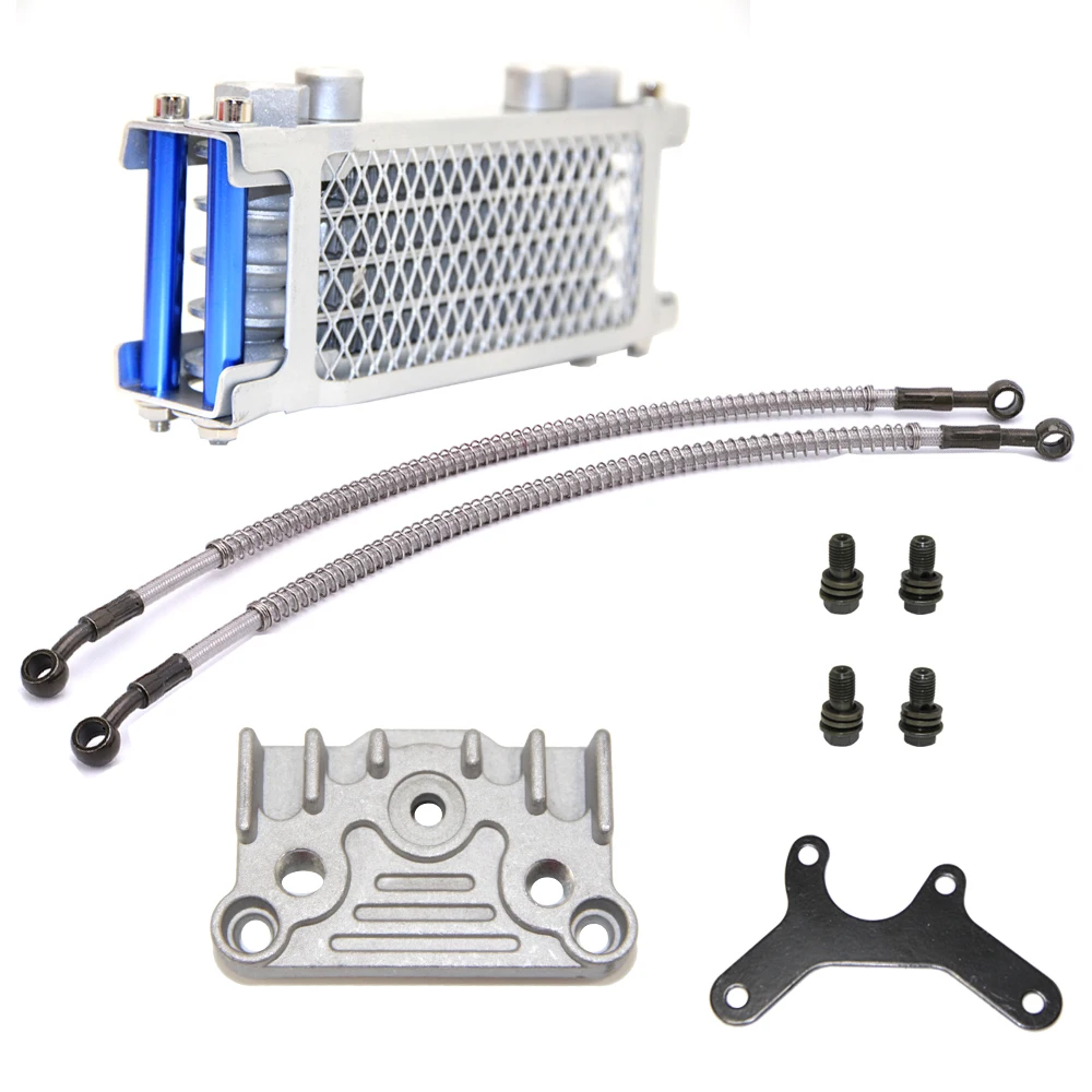 

Motorcycle Oil Cooling Cooler Radiator Oil Cooler Set For 50 70 90 110 125 140cc Dirt Bike Monkey Bike DAX Pocket Bike ATV Motor