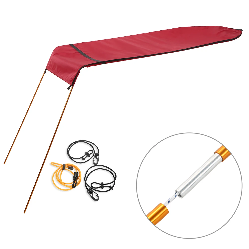 

Kayak Boat Sun Shelter Sailboat Awning Top Cover Kayak Boat Canoe Sun Shade Canopy Fishing Tent Sun Rain Canopy Single Person