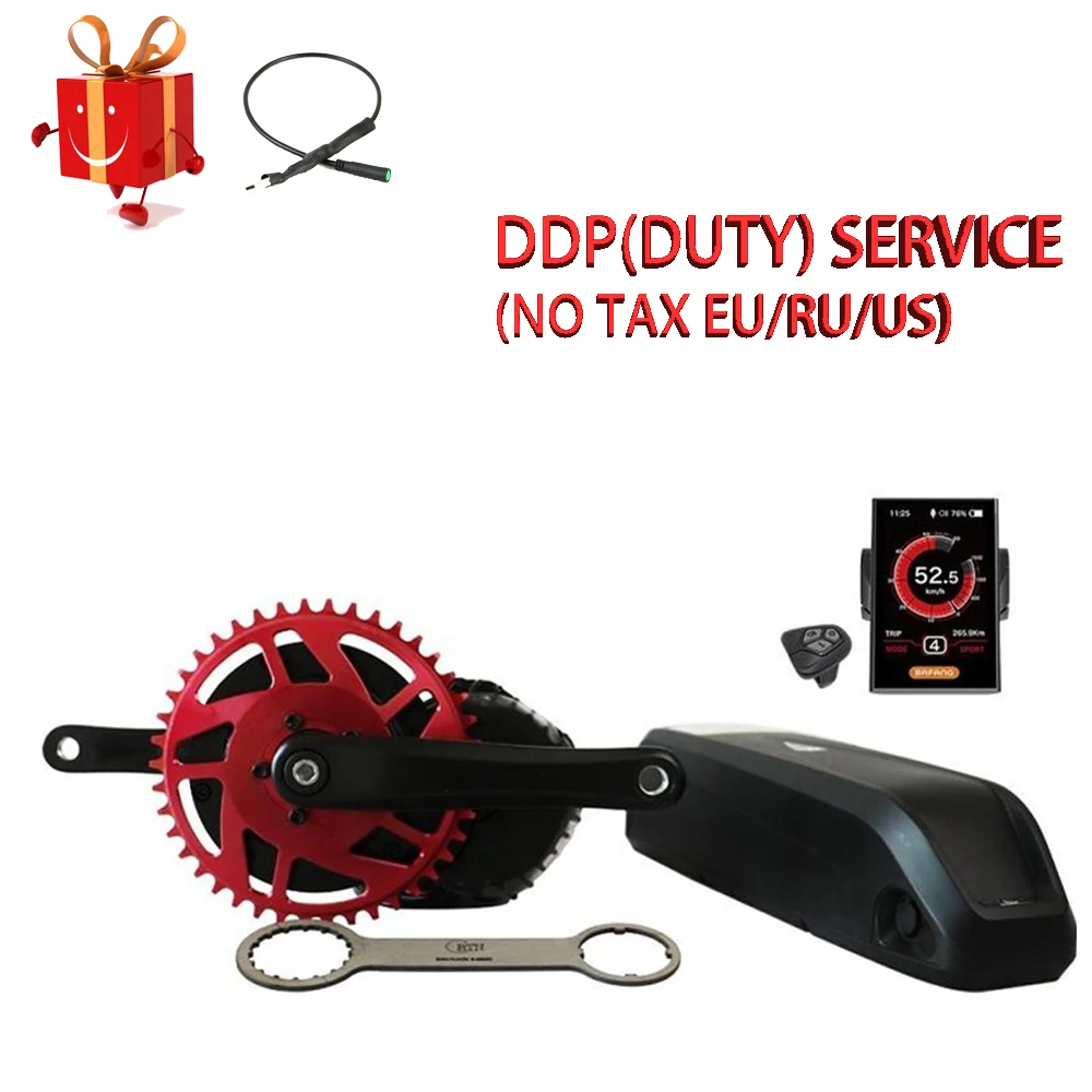 Bafang BBSHD 48V1000W электровелосипед электрический велосипед мотор 8fun mid drive велосипед конверсионный Комплект красочный дисплей Bafang M615