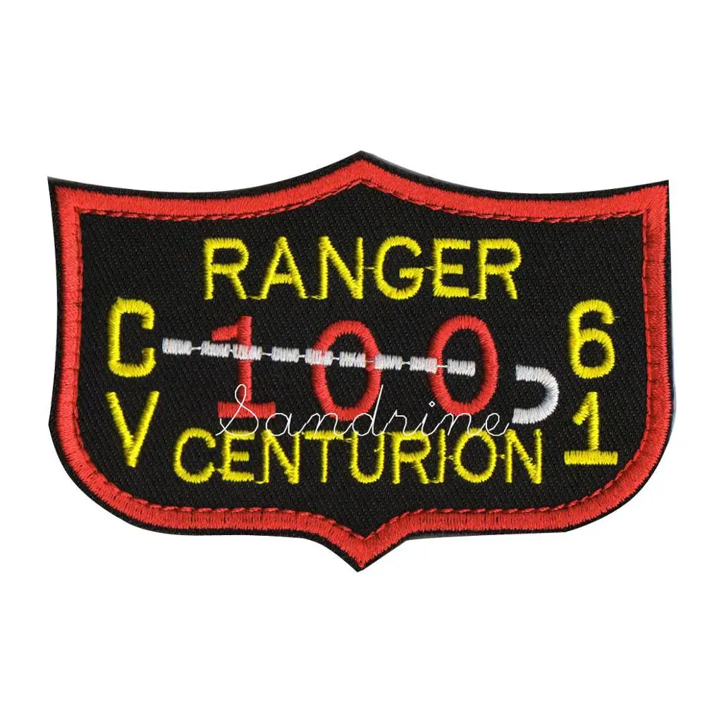 Топ пистолет Ranger embroidery тактический для поддержания боевого духа нашивки значки Боевая аппликация эмблем для одежды - Цвет: F
