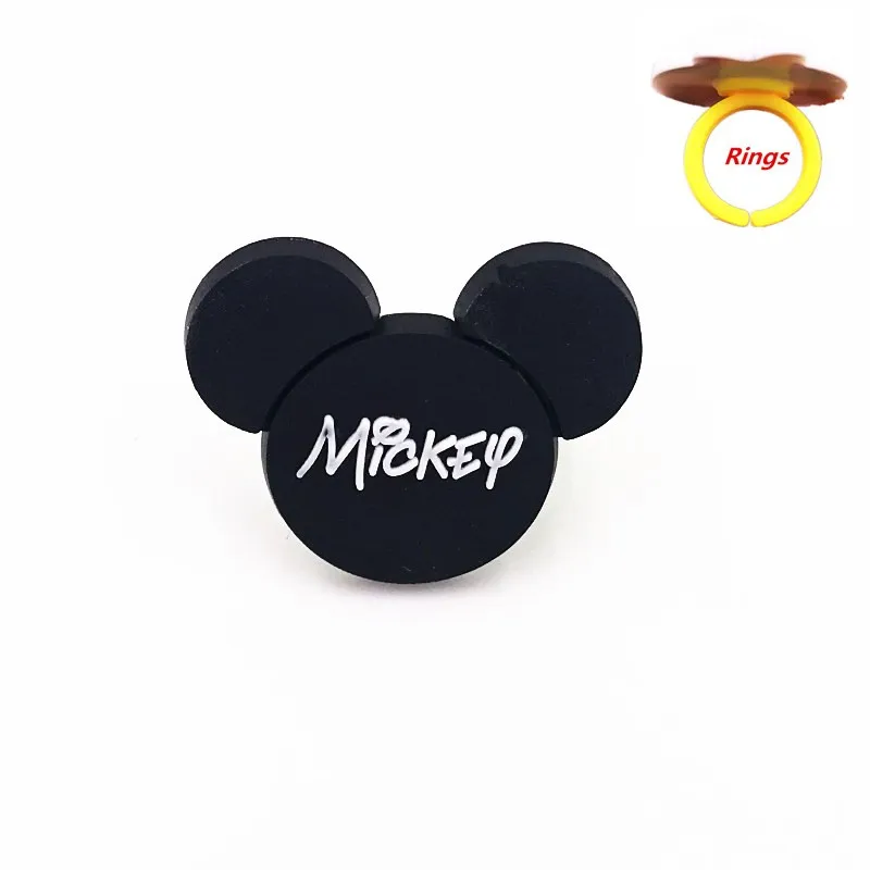 Лидер продаж силиконовые аксессуары для пальцев Микки Минни значок платье