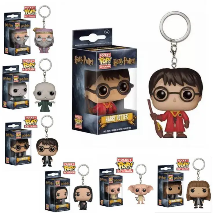FUNKO POP Новое поступление Добби Гермиона Дамблдор Гарри Поттер Волдеморт брелок экшн-фигурка коллекция игрушек для детей подарок