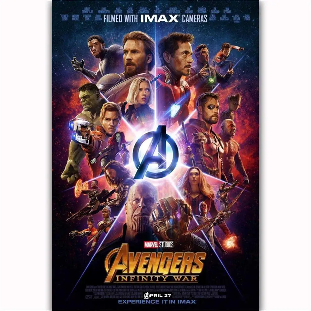 MQ3538 хит, Мстители, Бесконечная война, Мстители 3, фильм MARVEL, художественный плакат, Шелковый Холст, украшение для дома, Настенная картина, печать - Цвет: Avengers Infinity 04