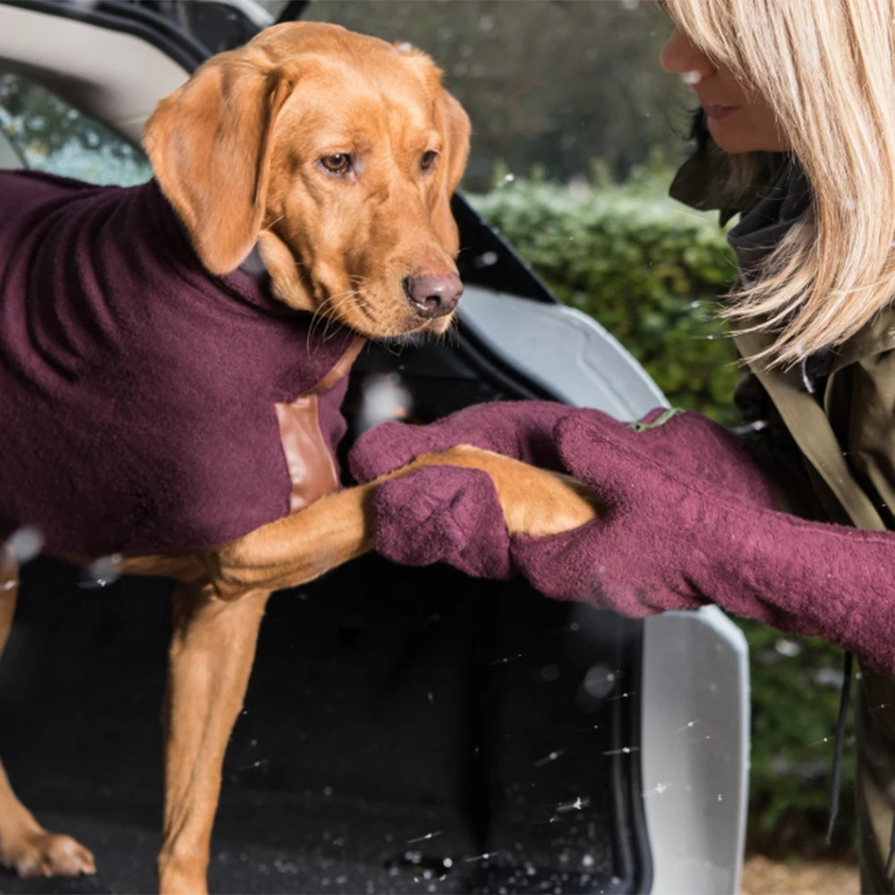 Мягкая ванна для домашних животных ультра впитывающая Чистящая перчатка