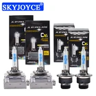Автомобильные ксеноновые лампы SKYJOYCE, 2 шт., D1S, D2S, D3S, D4S, 35 Вт, 55 Вт, 5500K, Сменные лампы для E63, E65, E46, E60, E85, E53, VW Golf 4 IV