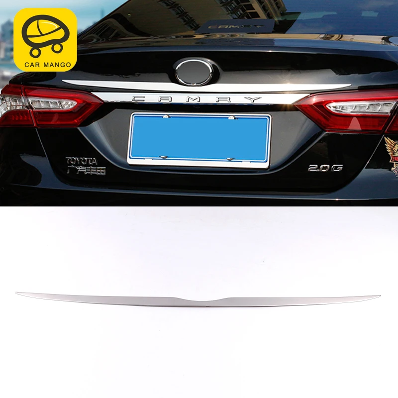 Карманго для Toyota Camry XV70 2018 2019 авто стайлинг задняя дверь багажника хромированная