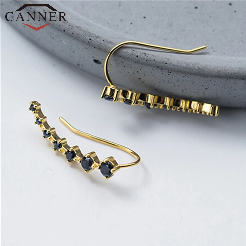 Женские серьги-Клипсы из серебра 925 пробы с фианитом | Украшения и аксессуары