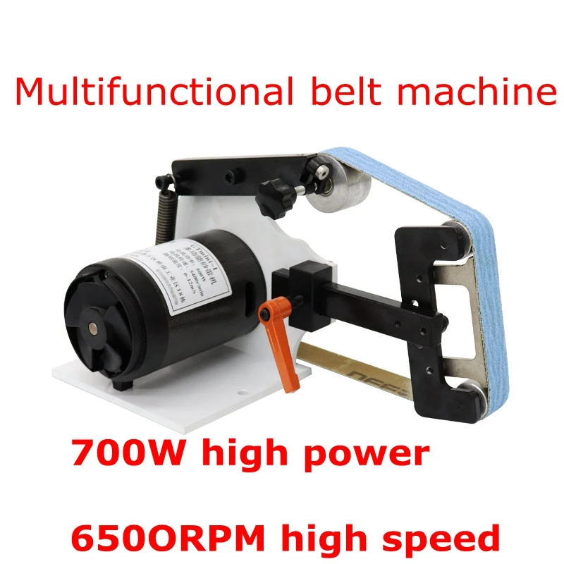 GTmini mini belt machine small industrial grade /diy multifunctional heart-cleaning blade belt machine