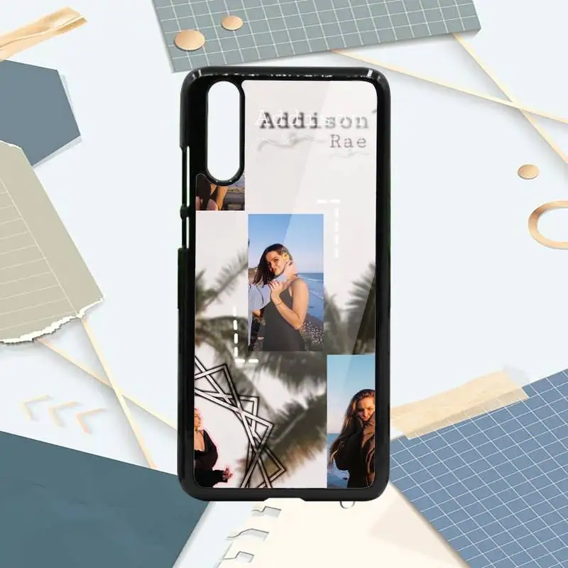 

Addison Rae Net Red Phone Case PC For Samsung galaxy S note 8 9 20 10 e lite2019 plus pro ultra