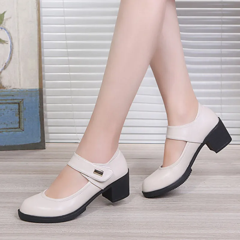 Туфли лодочки Cresfimix женские легкие офисные на квадратном каблуке Повседневные