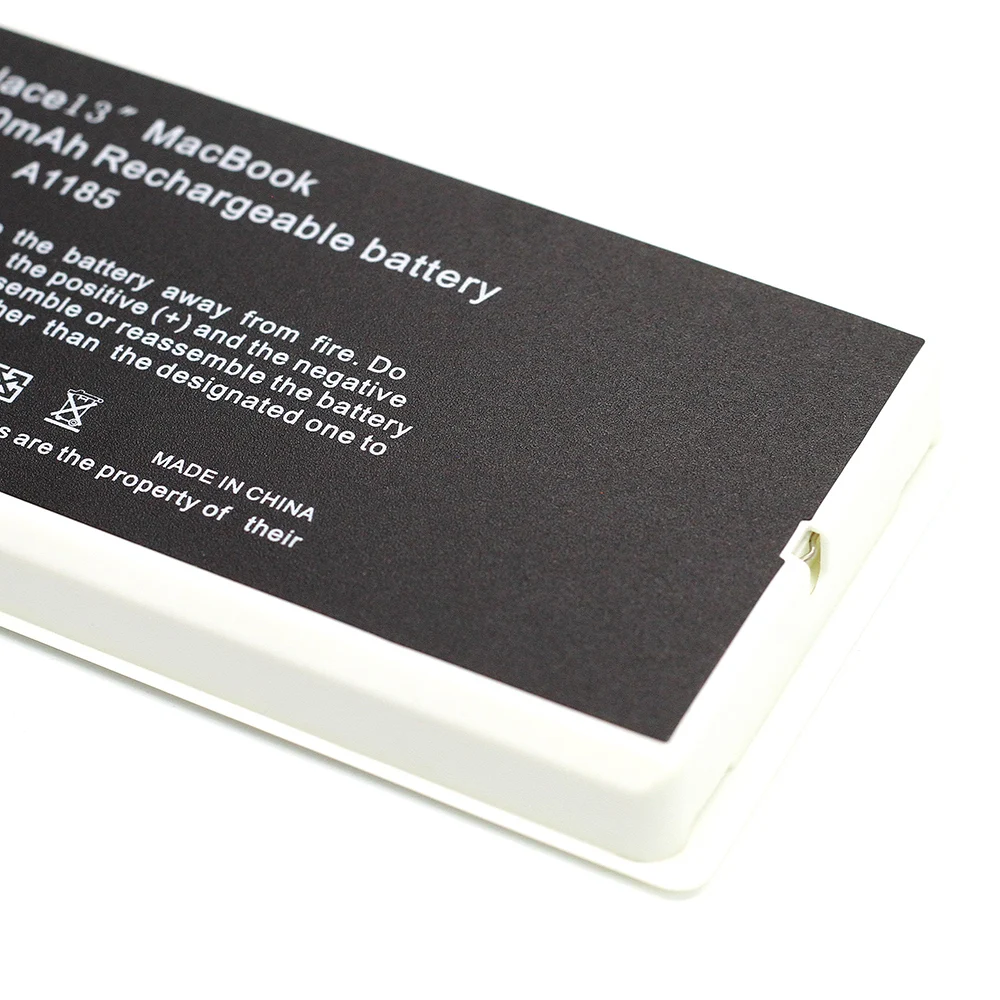 Серебряный Аккумулятор 55Wh 10 8 V A1185 для Apple MacBook 13 &quotA1181 (2006 2009 лет) MA566 MA566FE/A MA566G/A MA566J/A