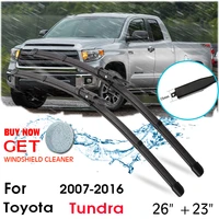 car blade front window windshield rubber silicon refill wiper for toyota tundra 2007 2016 lhd rhd 2623 car accessories