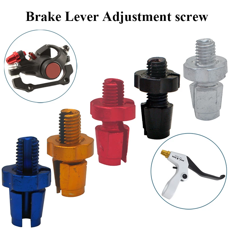 2 шт. винт велосипедный M7 тормозной рычаг регулировки алюминиевого сплава