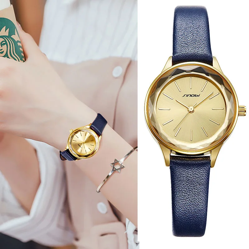 Часы наручные SINOBI Женские кварцевые повседневные Модные Роскошные