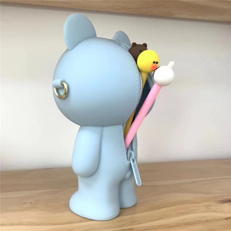 Q дядя карандаш с изображением из мультфильма каваи футляр для макияжных кистей