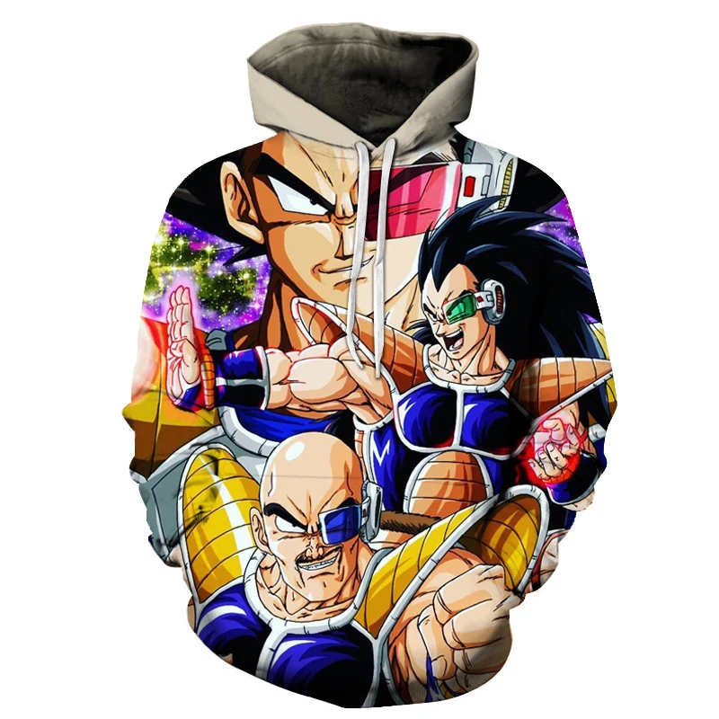 Dragon Ball Z Vegeta Resurrection толстовки для женщин и мужчин Аниме Толстовка Супер Saiyan Goku/Majin Buu/Piccolo/Cell DBZ Толстовка пальто