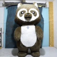 raccoon inflatable clothing people wearing walking dolls large plush cartoon doll clothing large scale event costumes