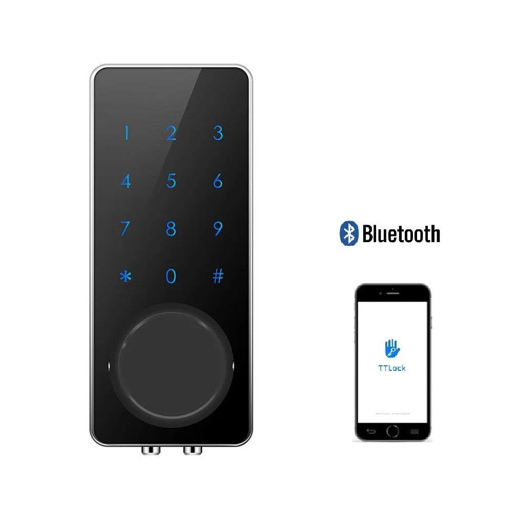 

Bluetooth APP Remote Code Smart Lock, TTLock Electronic Door-Lock Keypad Digital password for home hotel apartment airbnb