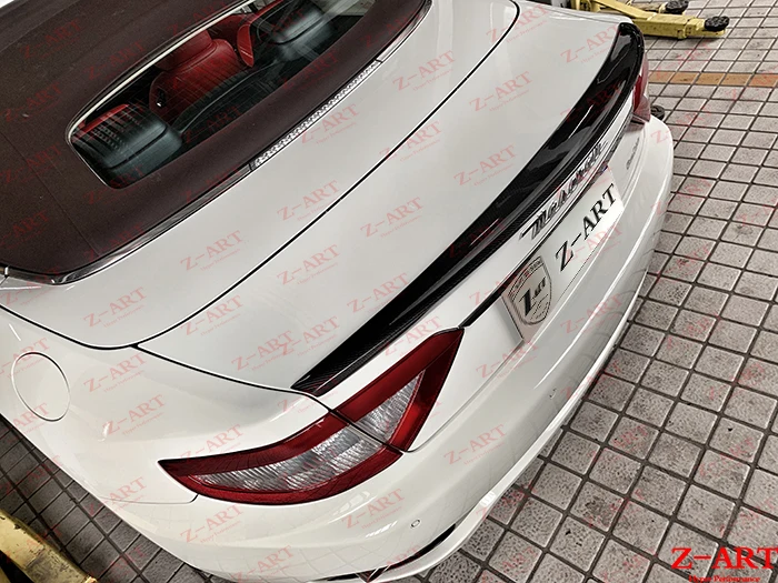 Z-ART углерода гибер задний спойлер для Maserati Гран Кабриолет 2008-2019 углеродное