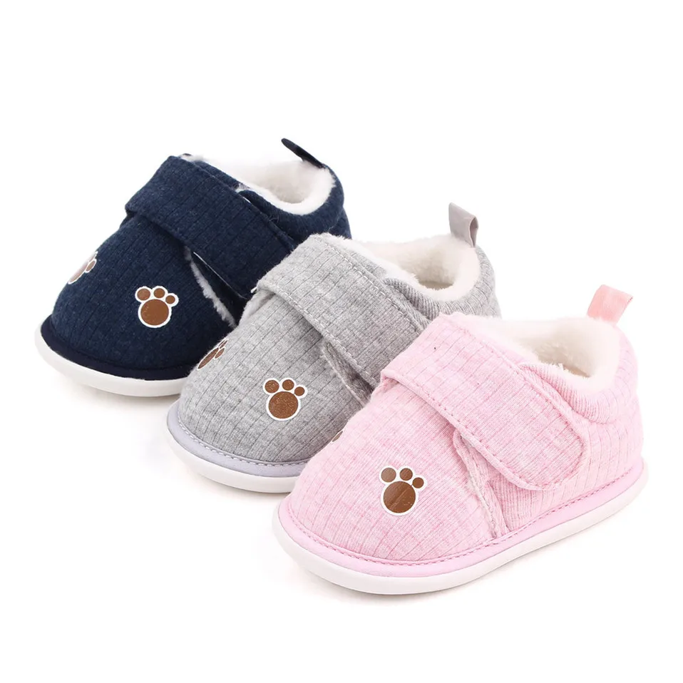

Cute Hard Sole Baby Shoes For Newborn Spring Autumn Baby Boys Girls First Walker Rubber Anti-Slip Infant Toddler