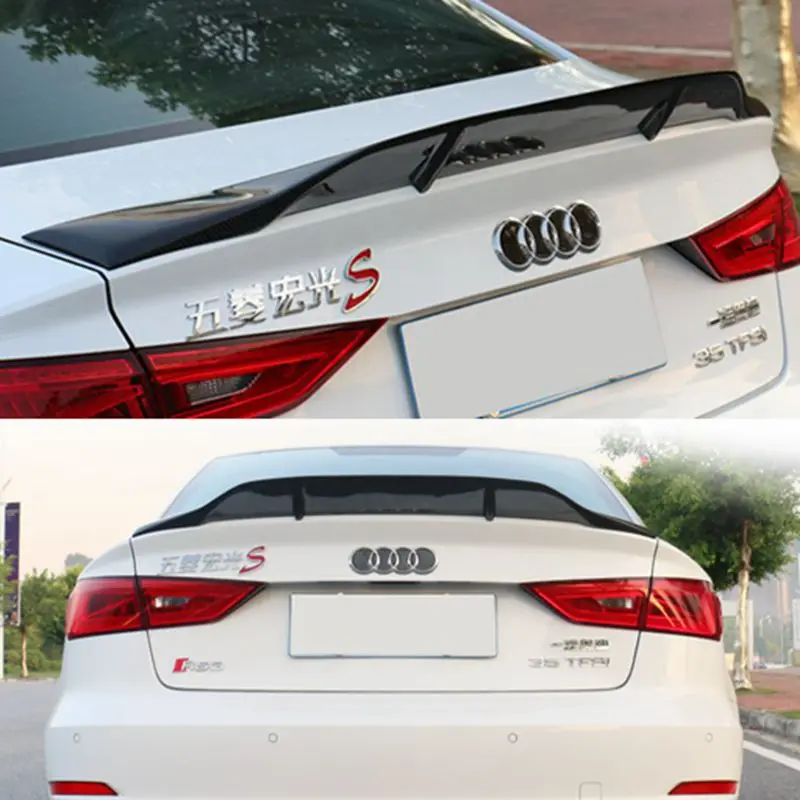 Высококачественный спойлер из углеродного волокна для Audi A3 S3 в форме губы