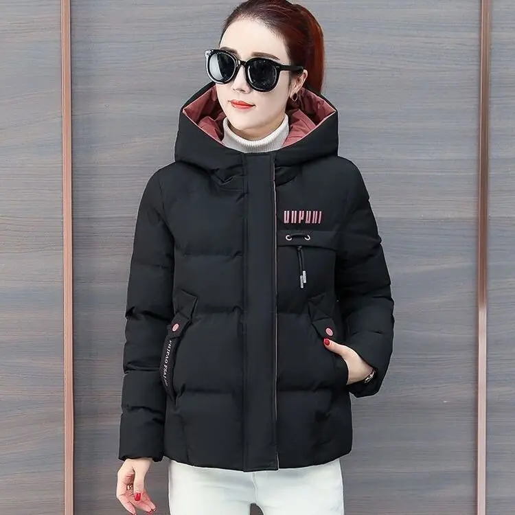 

Cotton padded jacket women's short 2020 winter Korean version trendy new hooded down padded jacket