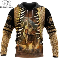 beautiful dinosaur t rex 3d printed men hoodie autumn and winter unisex sweatshirt zip pullover casual streetwear kj441