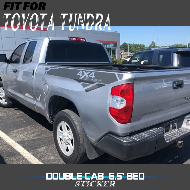 

box bed stripe truck 4x4 off road vinyl graphics sticker kit for toyota tundra