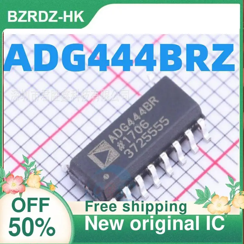 

1-20PCS ADG444 ADG444BR ADG444BRZ SOP-16 New original IC Analog switch integrated circuit